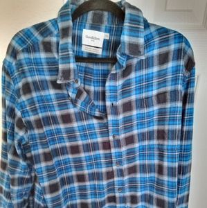 Men's Flannel Button Down Long Sleeve XXL by Goodfellow